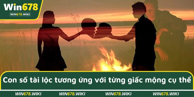 Con số tài lộc tương ứng với từng giấc mộng cụ thể