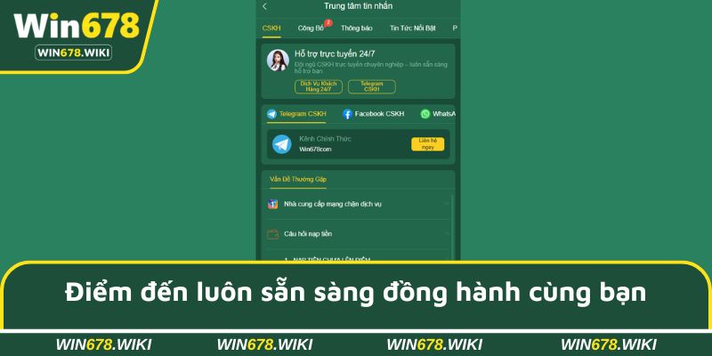 Điểm đến luôn sẵn sàng đồng hành cùng bạn