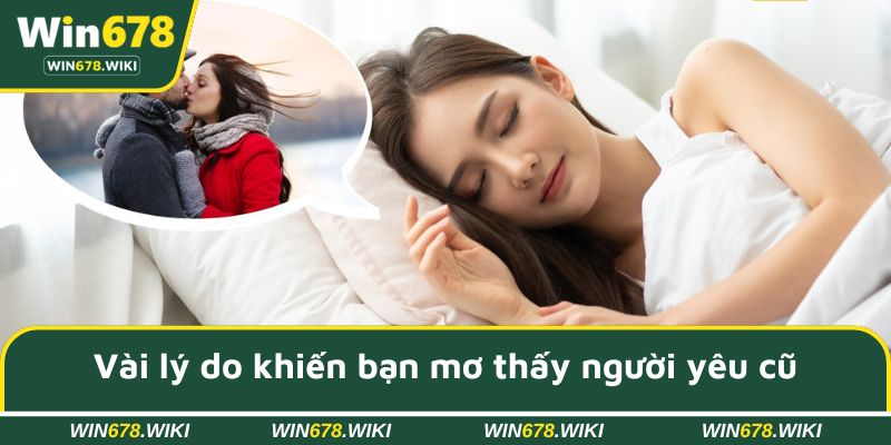 Điểm sơ qua vài lý do khiến bạn mơ thấy người yêu cũ