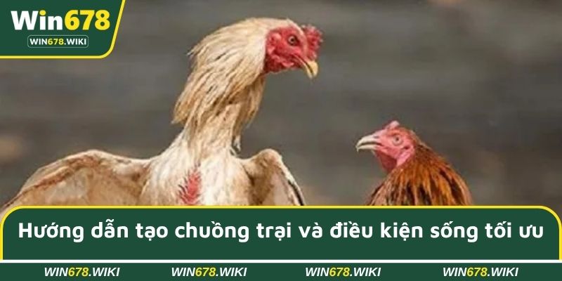 Hướng dẫn tạo chuồng trại và điều kiện sống tối ưu cho gà