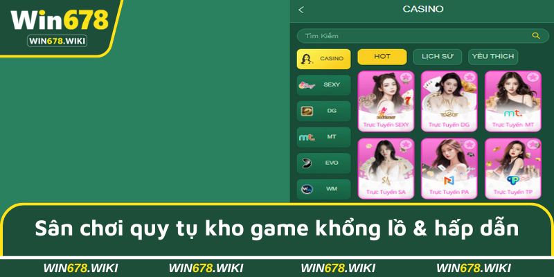 Sân chơi quy tụ kho game khổng lồ & hấp dẫn