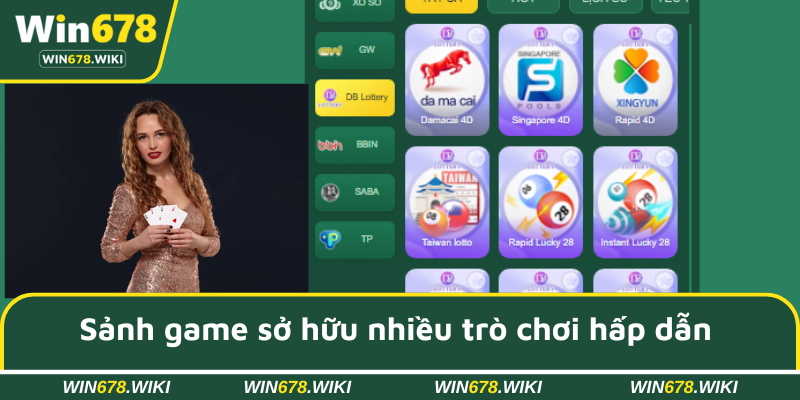 Sân chơi sở hữu nhiều trò chơi hấp dẫn & dễ chơi