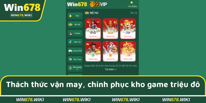 Thách thức vận may, chinh phục kho thưởng triệu đô