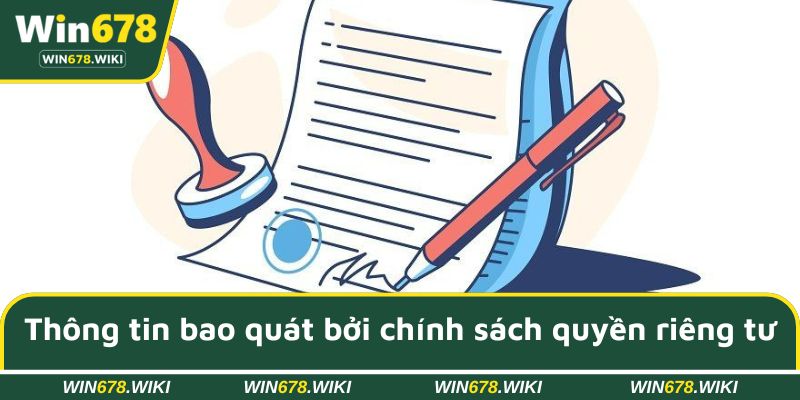 Thông tin liên quan được bao quát bởi chính sách quyền riêng tư